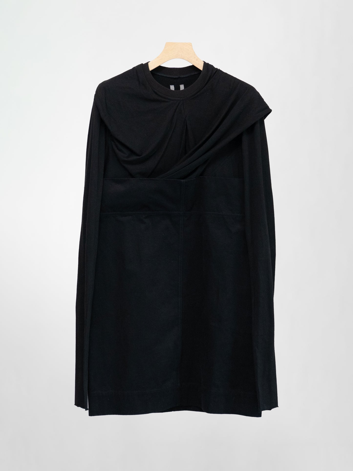 Rick Owens 16FW MASTODON BELTED T Runway Collection Black