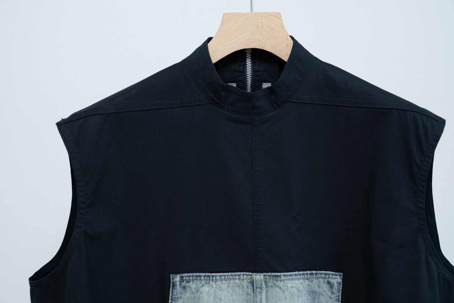Rick Owens FAUN S/S 15 FORK SHIELD T BLACK / HUSLER size:XS