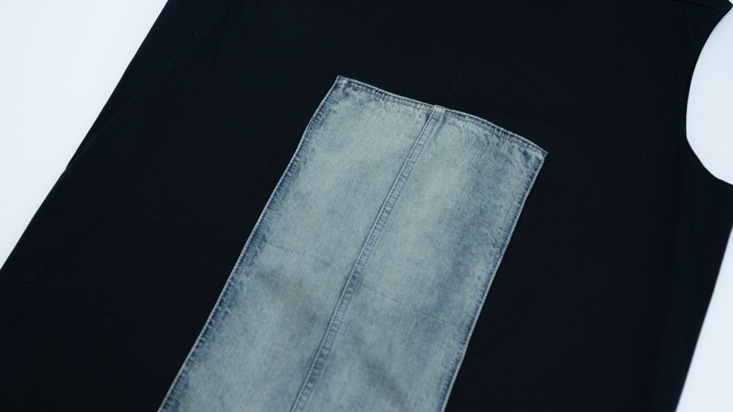 Rick Owens FAUN S/S 15 FORK SHIELD T BLACK / HUSLER size:XS