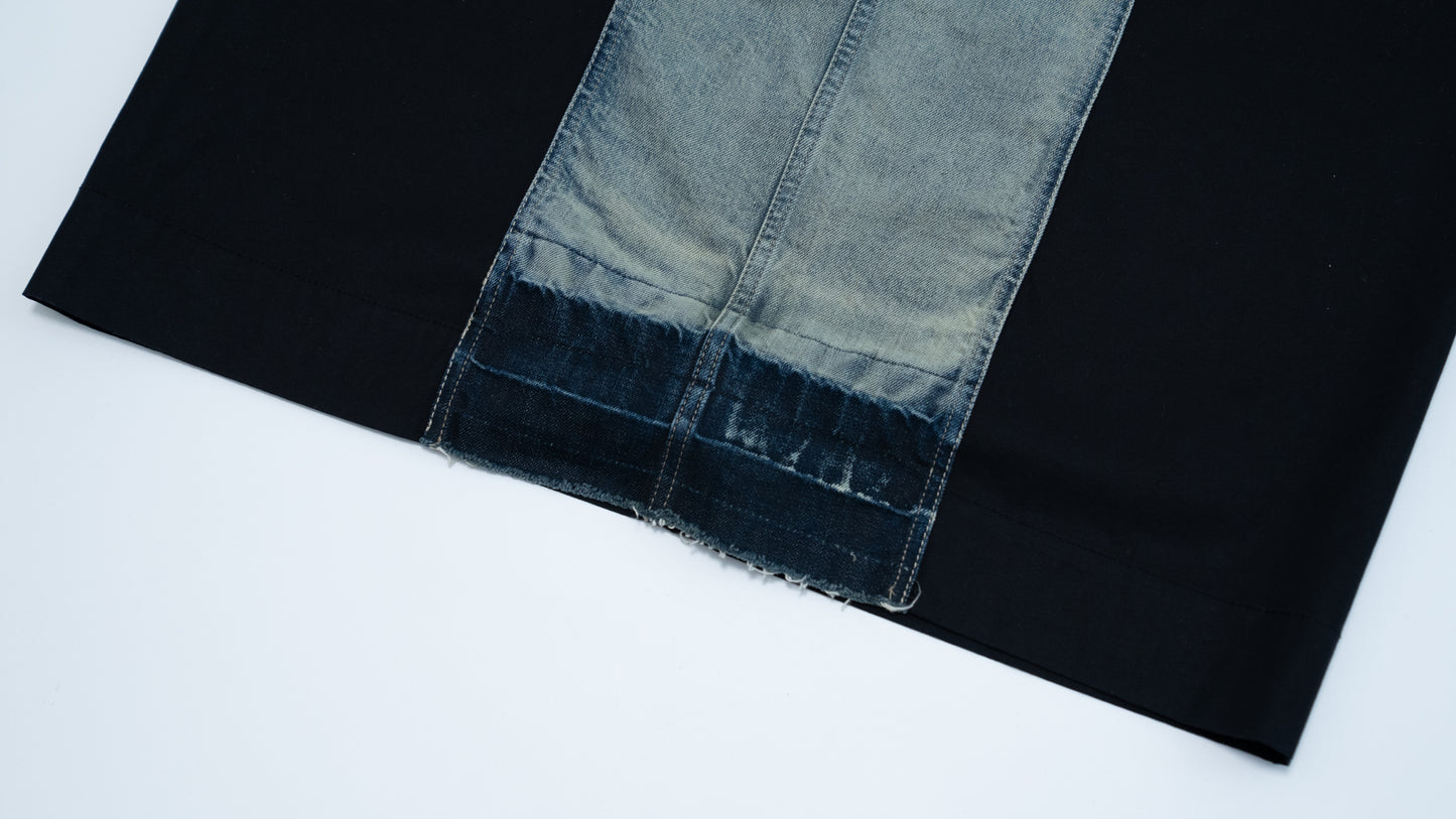 Rick Owens FAUN S/S 15 FORK SHIELD T BLACK / HUSLER size:XS