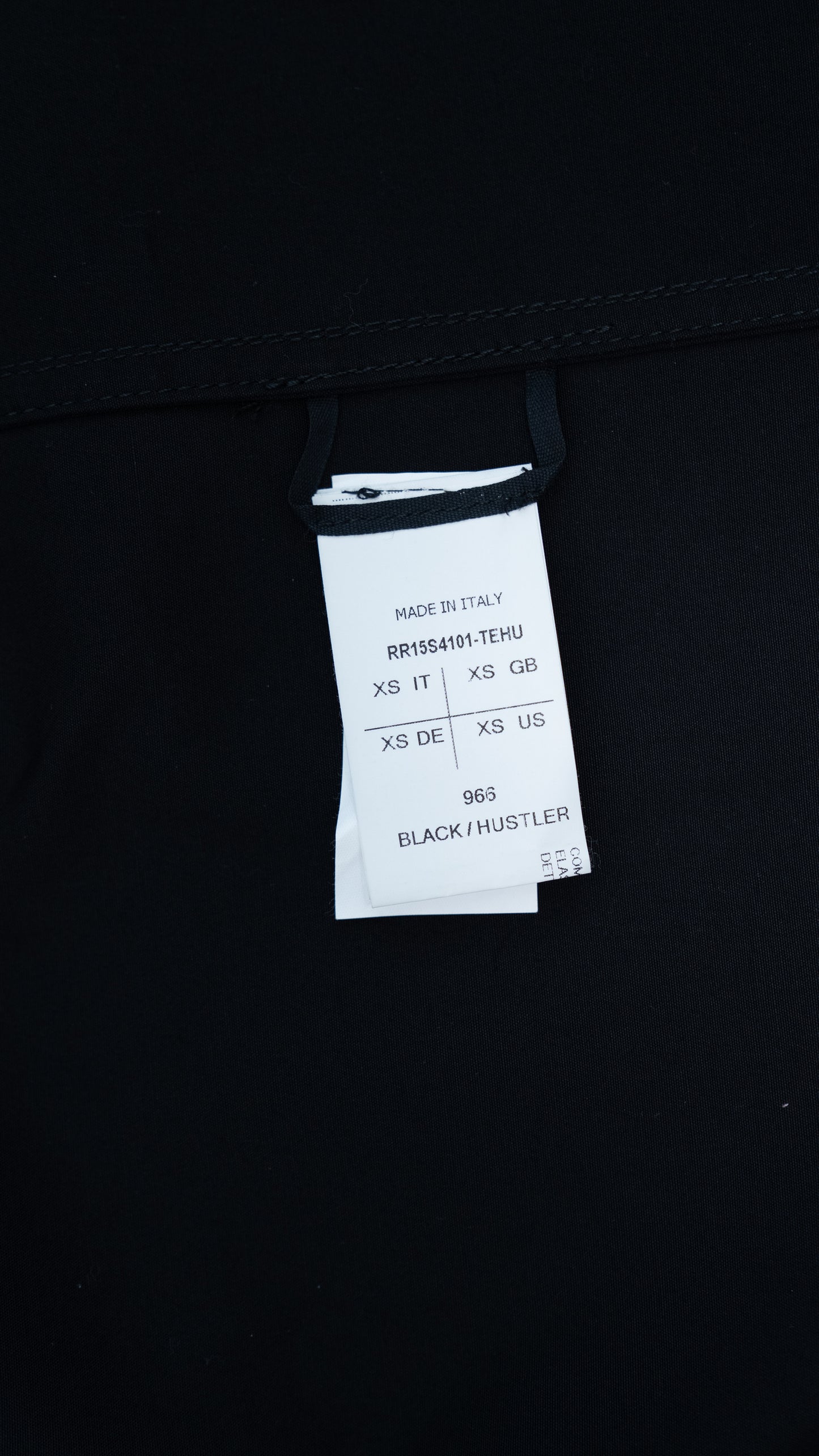 Rick Owens FAUN S/S 15 FORK SHIELD T BLACK / HUSLER size:XS