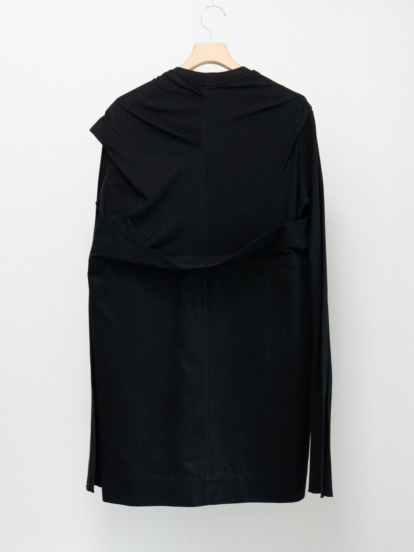 Rick Owens 16FW MASTODON BELTED T Runway Collection Black
