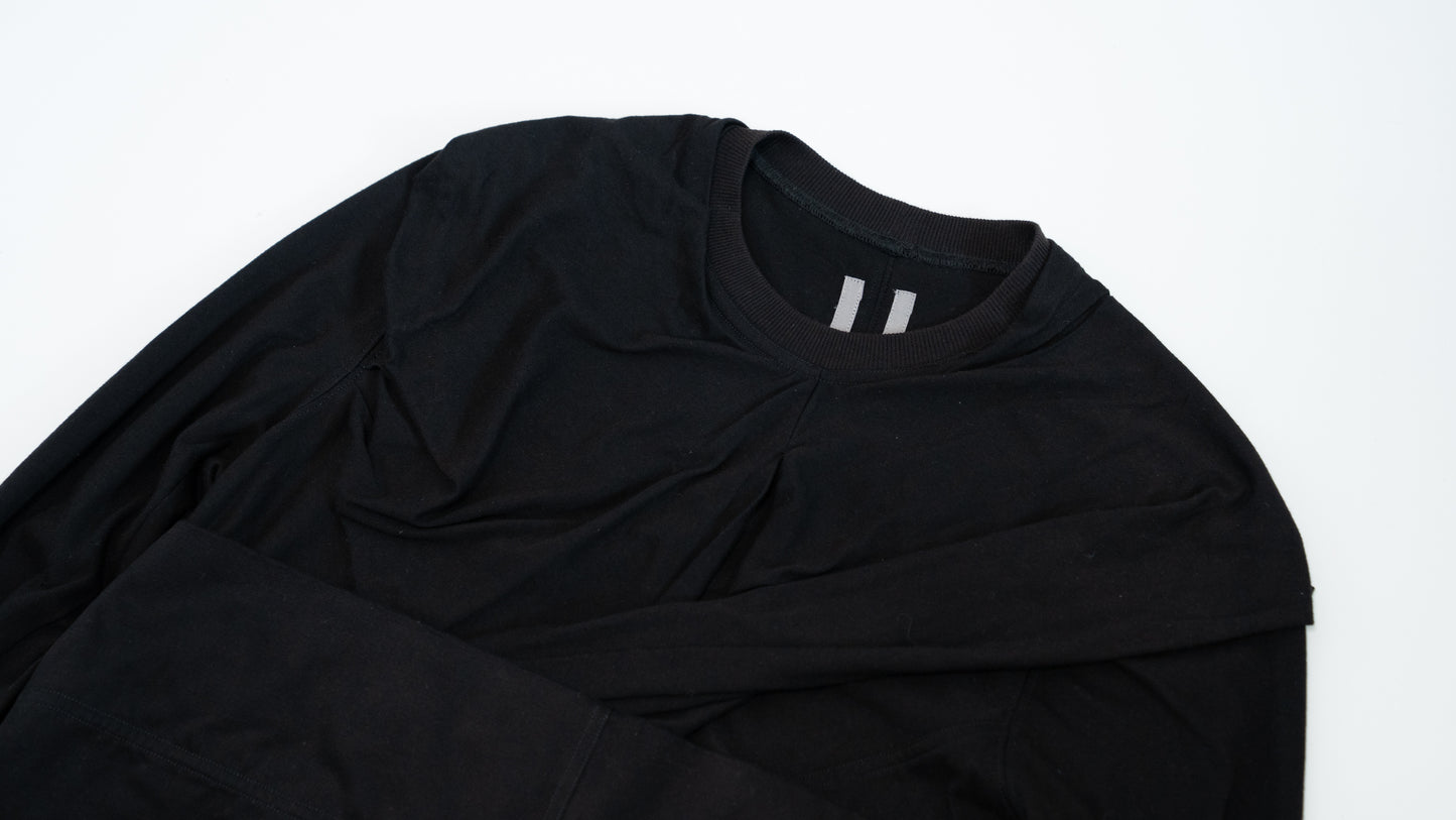 Rick Owens 16FW MASTODON BELTED T Runway Collection Black